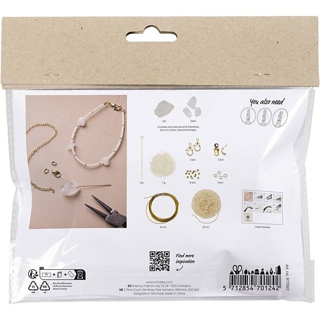 Mini Craft Kit - Jewellery - Rock Crystal Bracelet (977692)