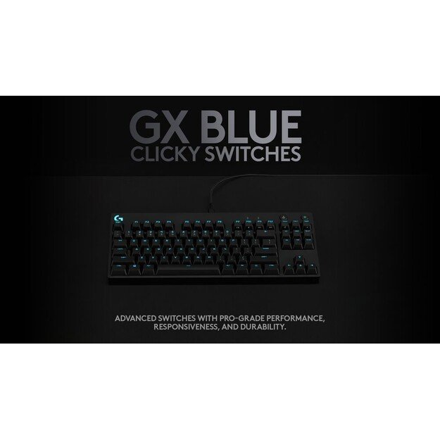 Logitech G PRO Mechanical Gaming Keyboard - BLACK - USB - NORDIC