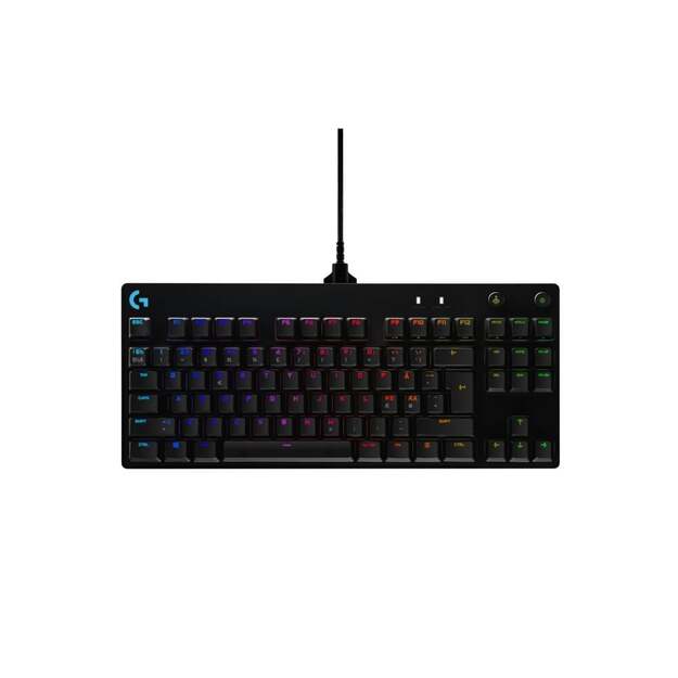 Logitech G PRO Mechanical Gaming Keyboard - BLACK - USB - NORDIC