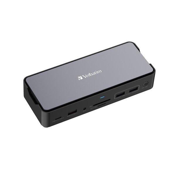 Verbatim - USB-C Pro Docking Station 15 Port w/SSD Included CDS-15SSD