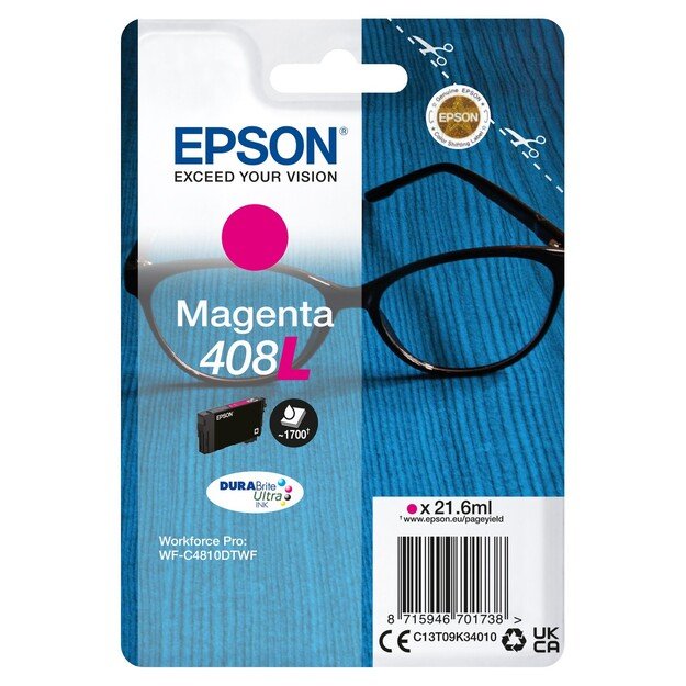 Epson - Epson 408L Magenta Ink cartridge 1.7k