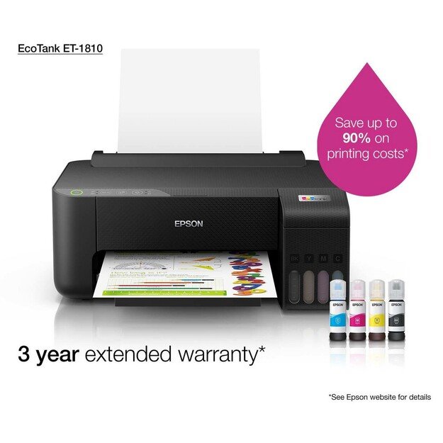 Epson - EcoTank ET-1810 Color Inkjet