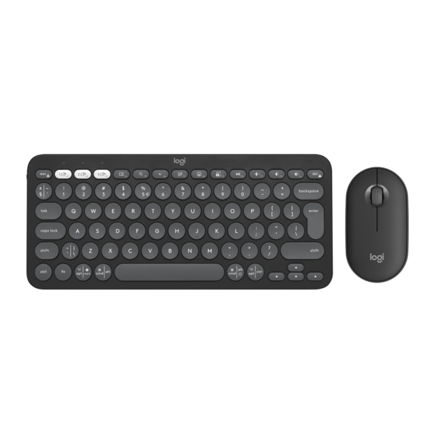 Logitech - Pebble 2 COMBO - Tonal Graphite