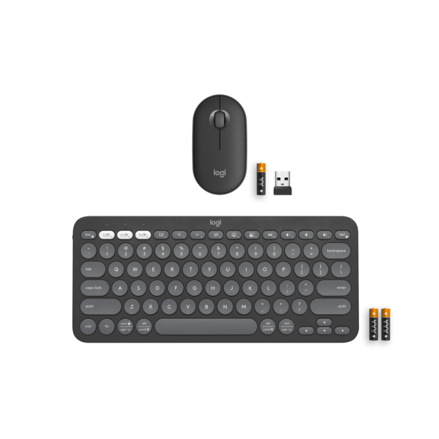 Logitech - Pebble 2 COMBO - Tonal Graphite