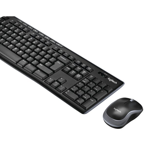 Logitech MK270 Wireless Keyboard and Mouse Combo Set - Nordic Layout