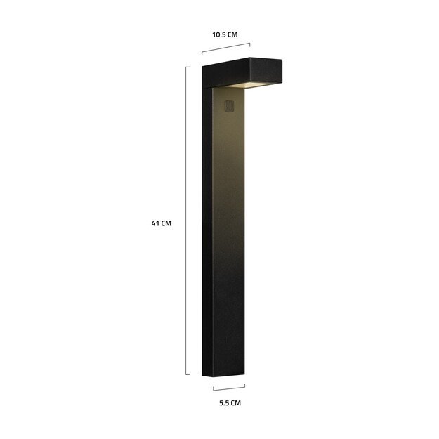 Hombli - Smart Outdoor Pathway Light, Black (single)