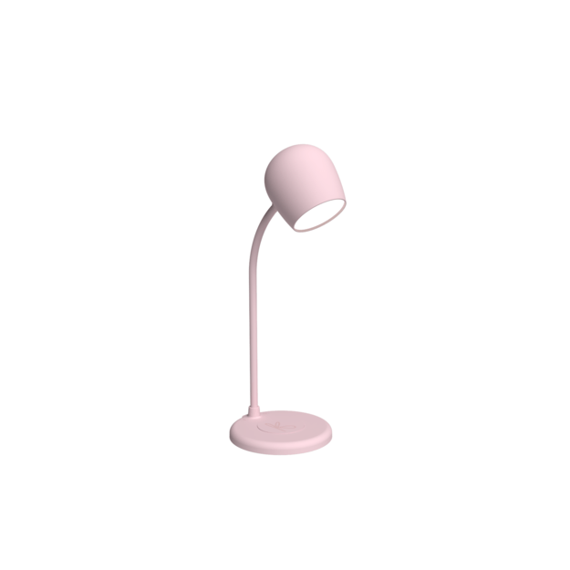 Kreafunk - Ellie - Lamp with wireless charger - Dusty rose (KFYEW3)