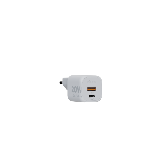 Xtorm - 20W GaN2 Ultra Home Charger USB-C PD/USB-A White