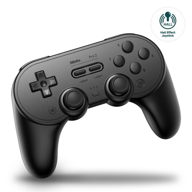 8BitDo PRO 2 Gamepad Hall Ed/Black