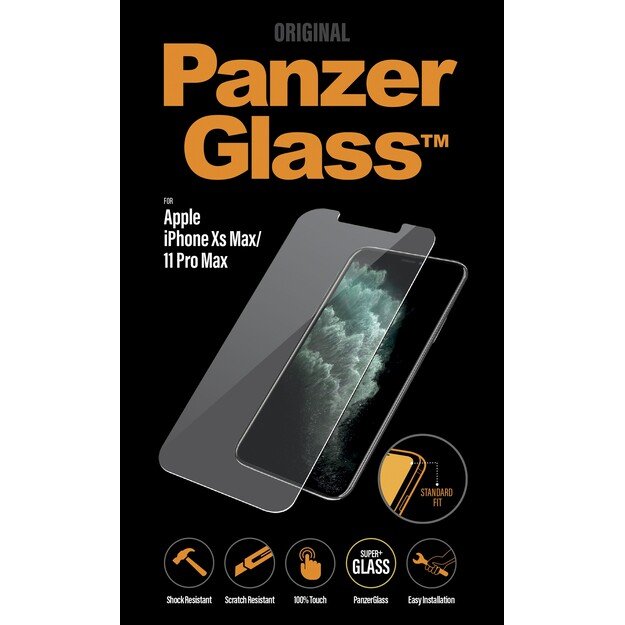 PanzerGlass - Screen Protector Apple iPhone 11 Pro Max - Xs Max - Standard Fit