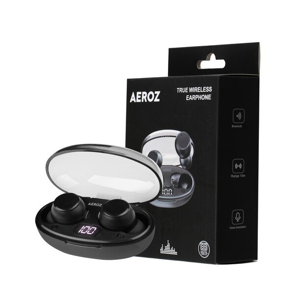 AEROZ - TWS-1010 BLACK - True Wireless Earbuds