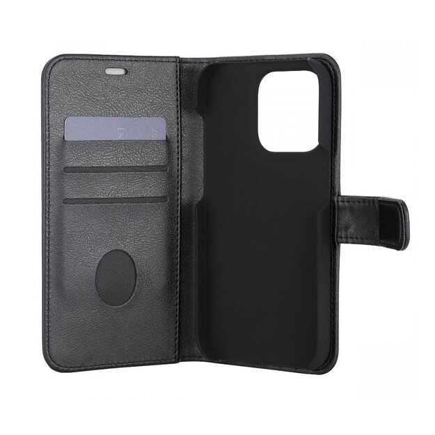 RadiCover - Radiation Protection Wallet Vegan Leather iPhone 14 PRO Flipcover Black