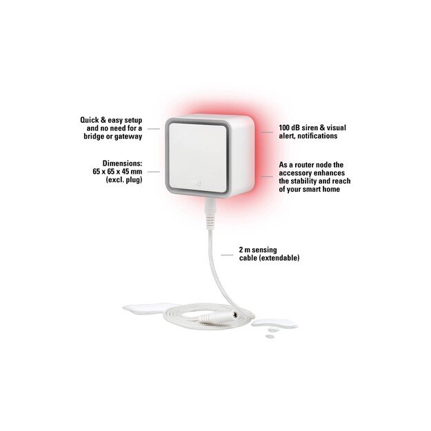 Eve Water Guard - Connected Water Leak Detector with Apple HomeKit technology