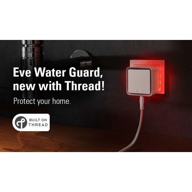 Eve Water Guard - Connected Water Leak Detector with Apple HomeKit technology