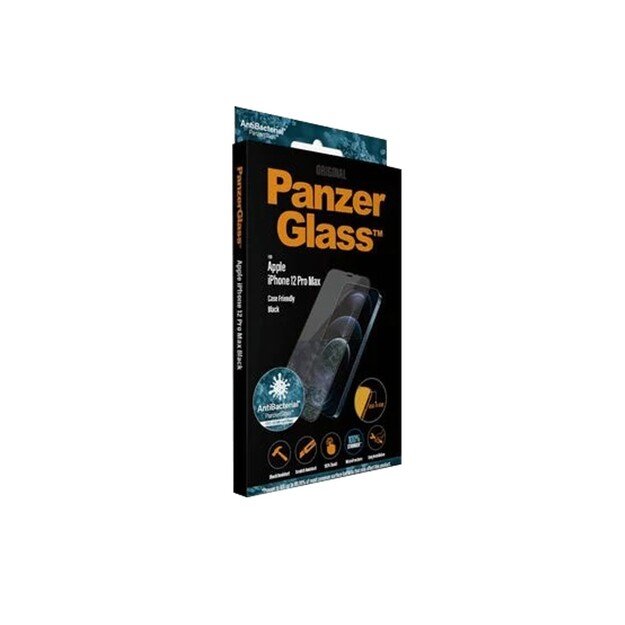 PanzerGlass iPhone 12 Pro Max (CF), Black (AB)