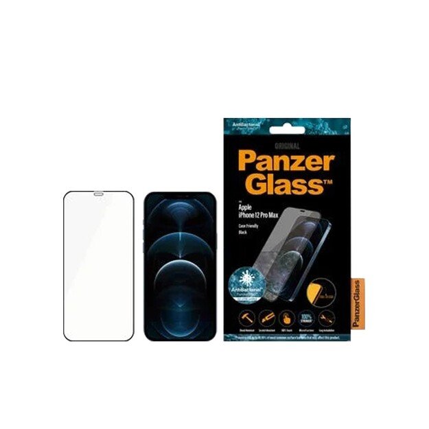 PanzerGlass iPhone 12 Pro Max (CF), Black (AB)