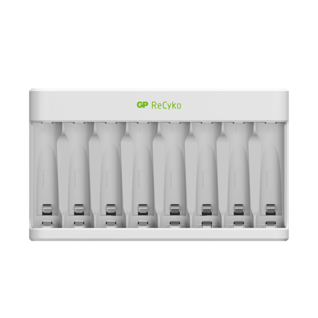 GP - ReCyko Battery Charger USB E811 incl. 4x AA 2100 mAh + 4 x AAA 850 mAh Batteries