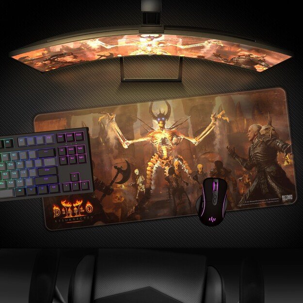 Diablo 2: Resurrected Mephisto Mousepad, XL