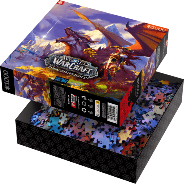 GAMING PUZZLE: WORLD OF WARCRAFT DRAGONFLIGHT ALEXSTRASZA PUZZLES - 1000