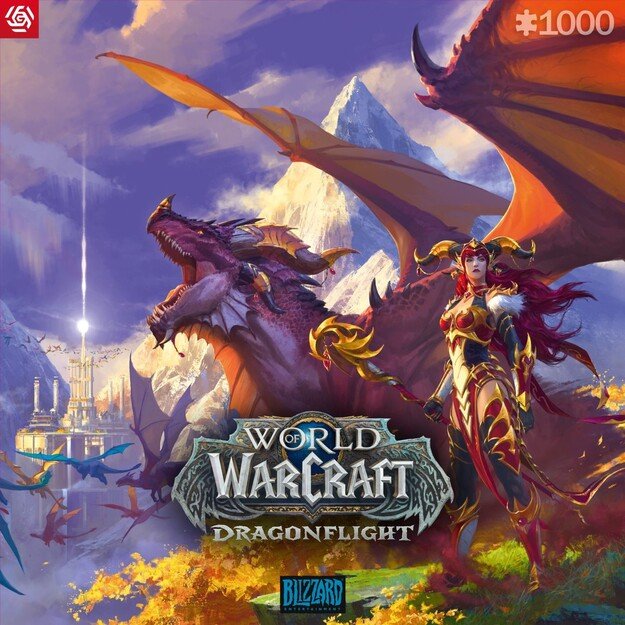 GAMING PUZZLE: WORLD OF WARCRAFT DRAGONFLIGHT ALEXSTRASZA PUZZLES - 1000