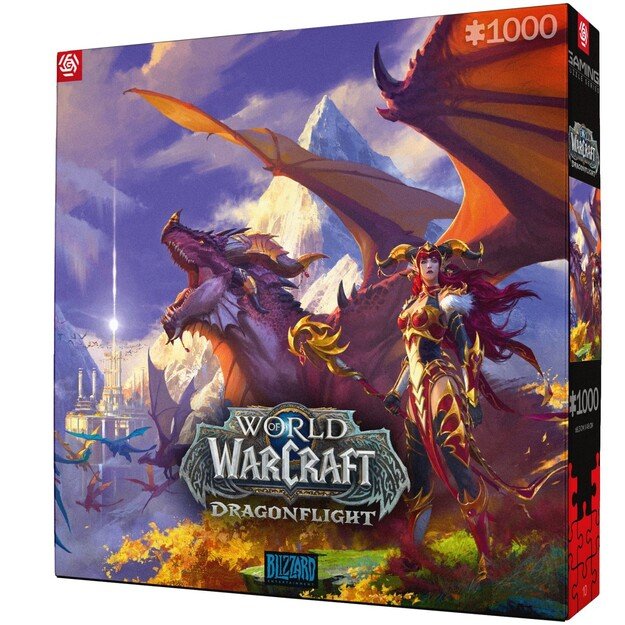 GAMING PUZZLE: WORLD OF WARCRAFT DRAGONFLIGHT ALEXSTRASZA PUZZLES - 1000