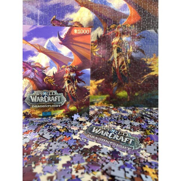 GAMING PUZZLE: WORLD OF WARCRAFT DRAGONFLIGHT ALEXSTRASZA PUZZLES - 1000