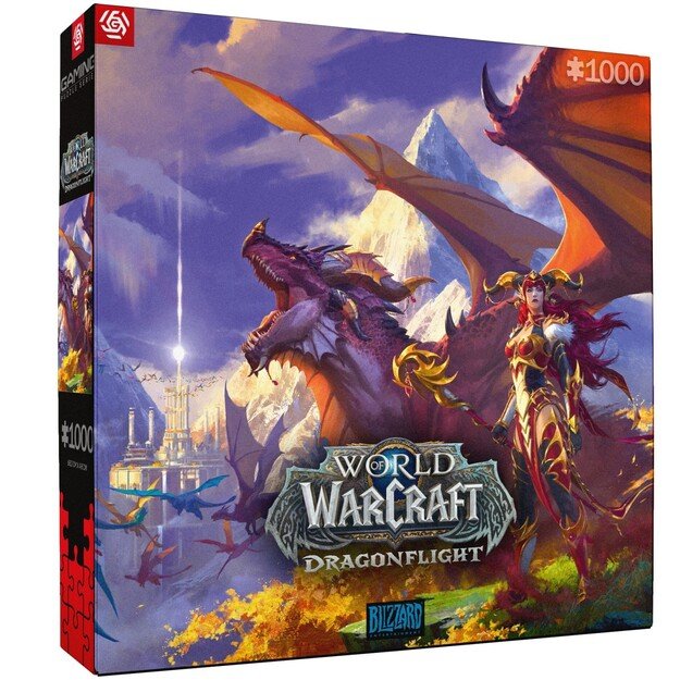 GAMING PUZZLE: WORLD OF WARCRAFT DRAGONFLIGHT ALEXSTRASZA PUZZLES - 1000