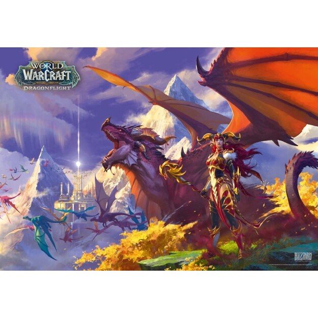 GAMING PUZZLE: WORLD OF WARCRAFT DRAGONFLIGHT ALEXSTRASZA PUZZLES - 1000