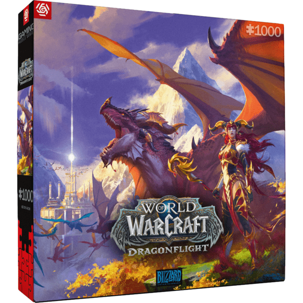 GAMING PUZZLE: WORLD OF WARCRAFT DRAGONFLIGHT ALEXSTRASZA PUZZLES - 1000