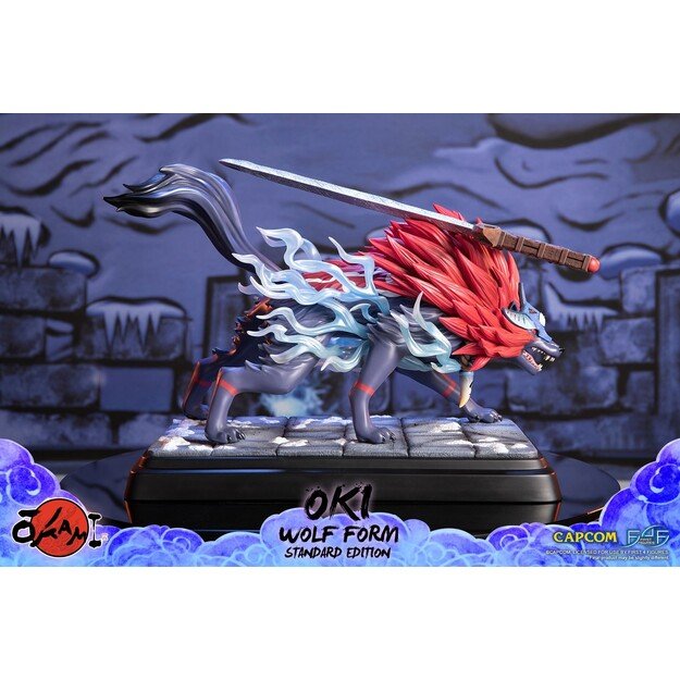 Okami (Oki Wolf Form) RESIN Statue