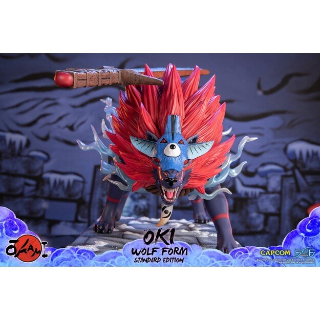 Okami (Oki Wolf Form) RESIN Statue