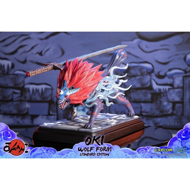 Okami (Oki Wolf Form) RESIN Statue