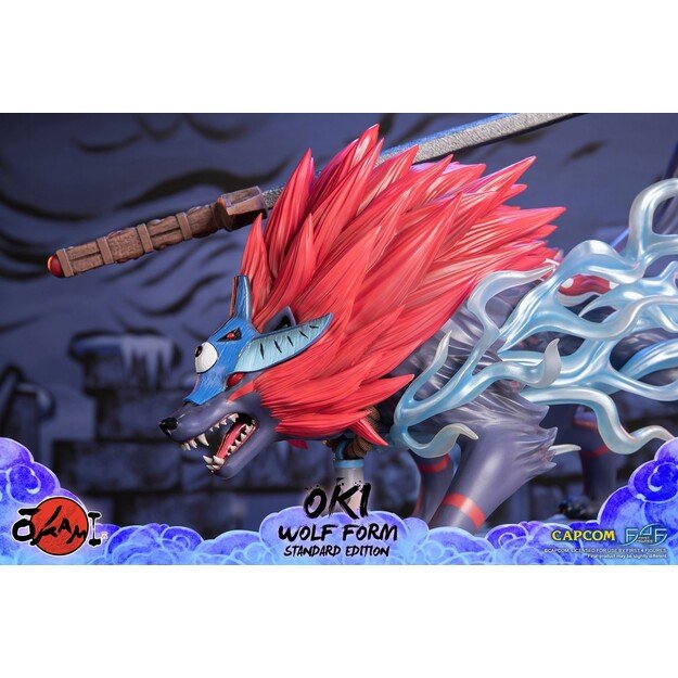 Okami (Oki Wolf Form) RESIN Statue