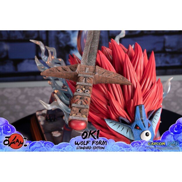 Okami (Oki Wolf Form) RESIN Statue