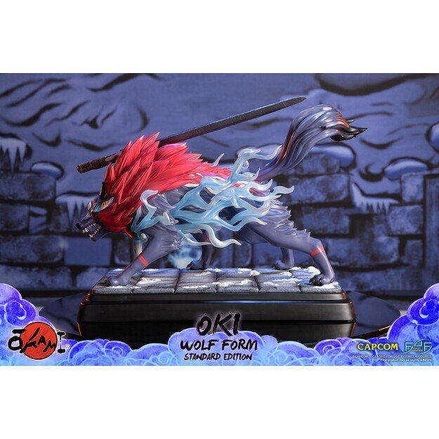 Okami (Oki Wolf Form) RESIN Statue