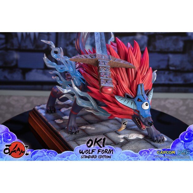 Okami (Oki Wolf Form) RESIN Statue