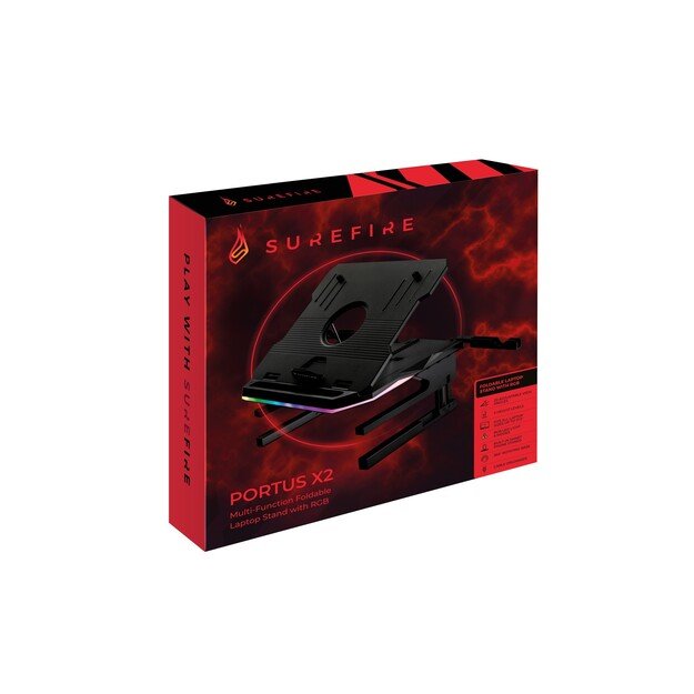 SUREFIRE - Portus X2 Multi-Function Foldable Stand with RGB