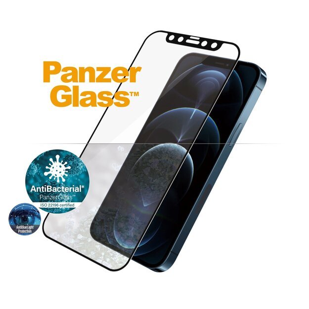 PanzerGlass - iPhone 12 Pro Max (CF) Anti-Bluelight (AB), Black