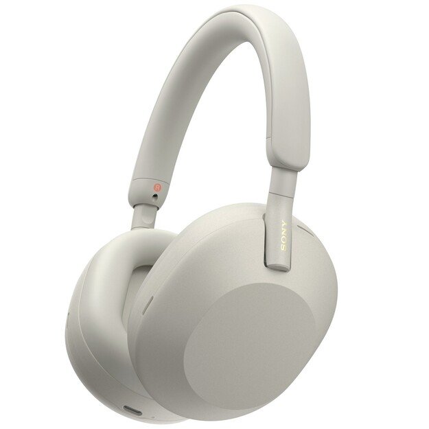 Sony - WH-1000XM5 Noise Cancelling Wireless Headphones, White