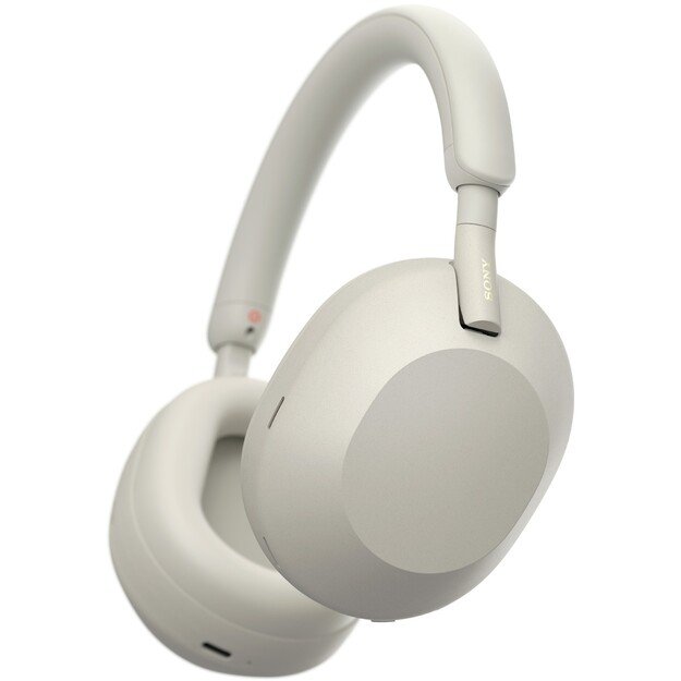 Sony - WH-1000XM5 Noise Cancelling Wireless Headphones, White