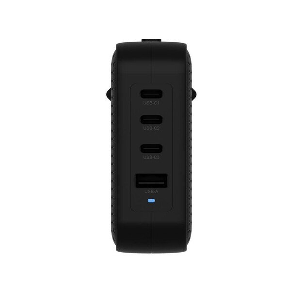 Hyper - HyperJuice 100W USB-C GaN Travel Charger (3C+1A) - Black