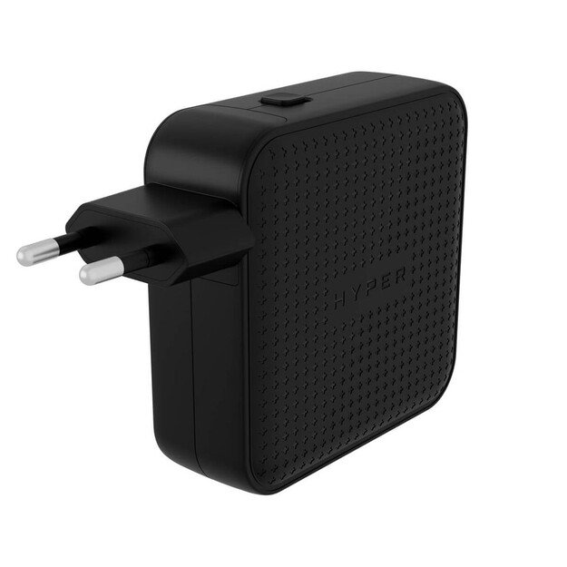 Hyper - HyperJuice 100W USB-C GaN Travel Charger (3C+1A) - Black