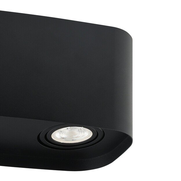 EGLO - Caminales-Z ceiling lamp black 12.5x24 - RGB + TW - Zigbee, Bluetooth