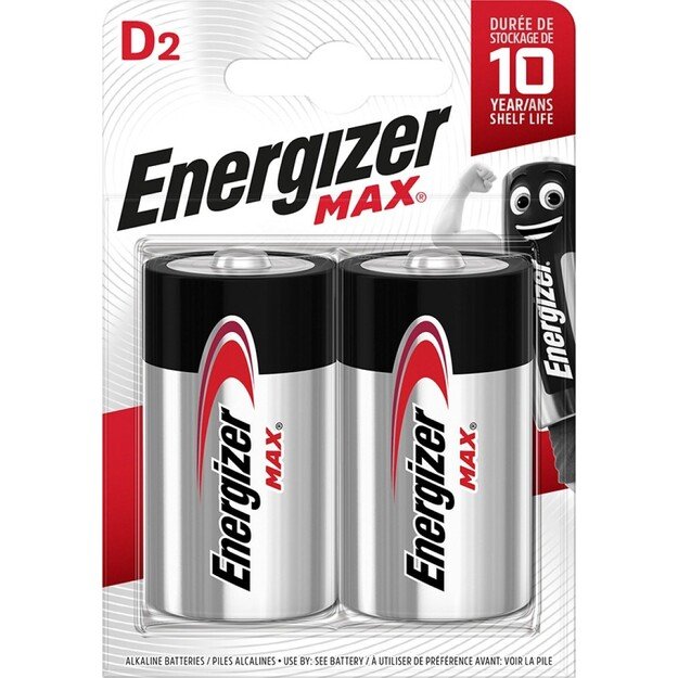 Energizer - MAX  D/LR20 2-Pack