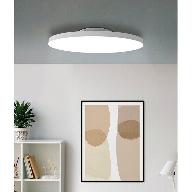 EGLO - Turcona-Z ceiling lamp white Ø60 - RGB + TW - Zigbee, Bluetooth