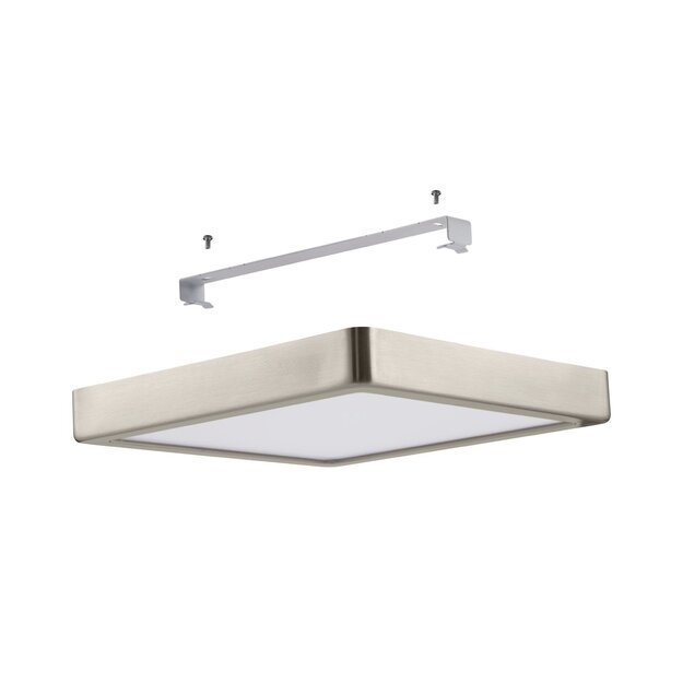 EGLO - Fueva-Z ceiling lamp brushed steel 21x21 - TW - Zigbee, Bluetooth