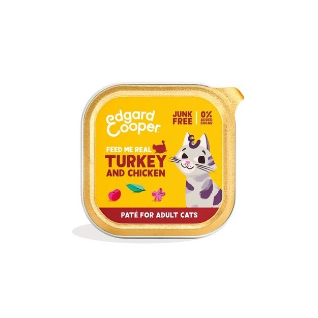 Edgard Cooper - Cat Adult Vetfood Paté Turkey/Chicken - 85g