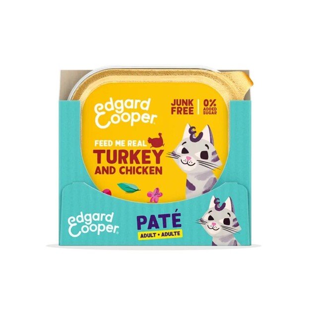 Edgard Cooper - Cat Adult Vetfood Paté Turkey/Chicken - 85g