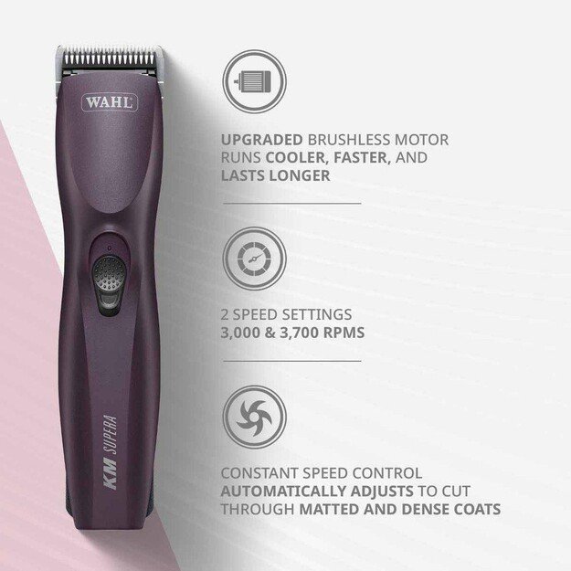 Wahl - Km supera cordless dog and cat trimmer