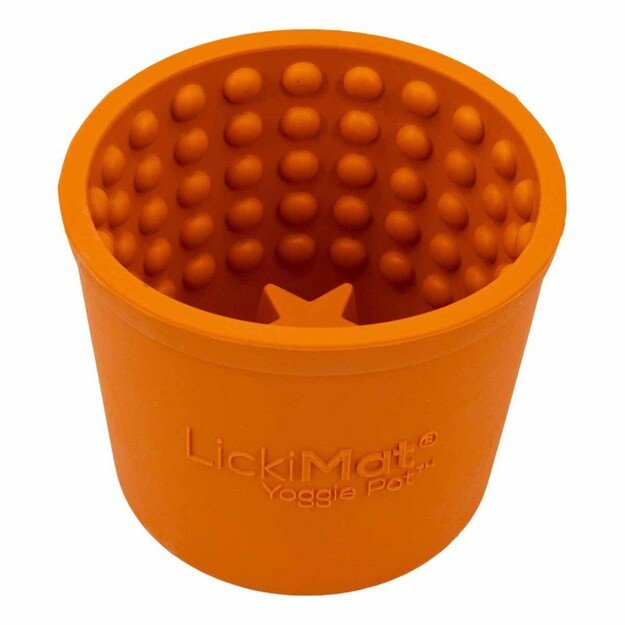 LICKIMAT - Yoggie Pot Orange - (645.5462)